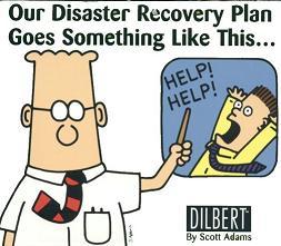 Dilbert cartoon on disaster recovery