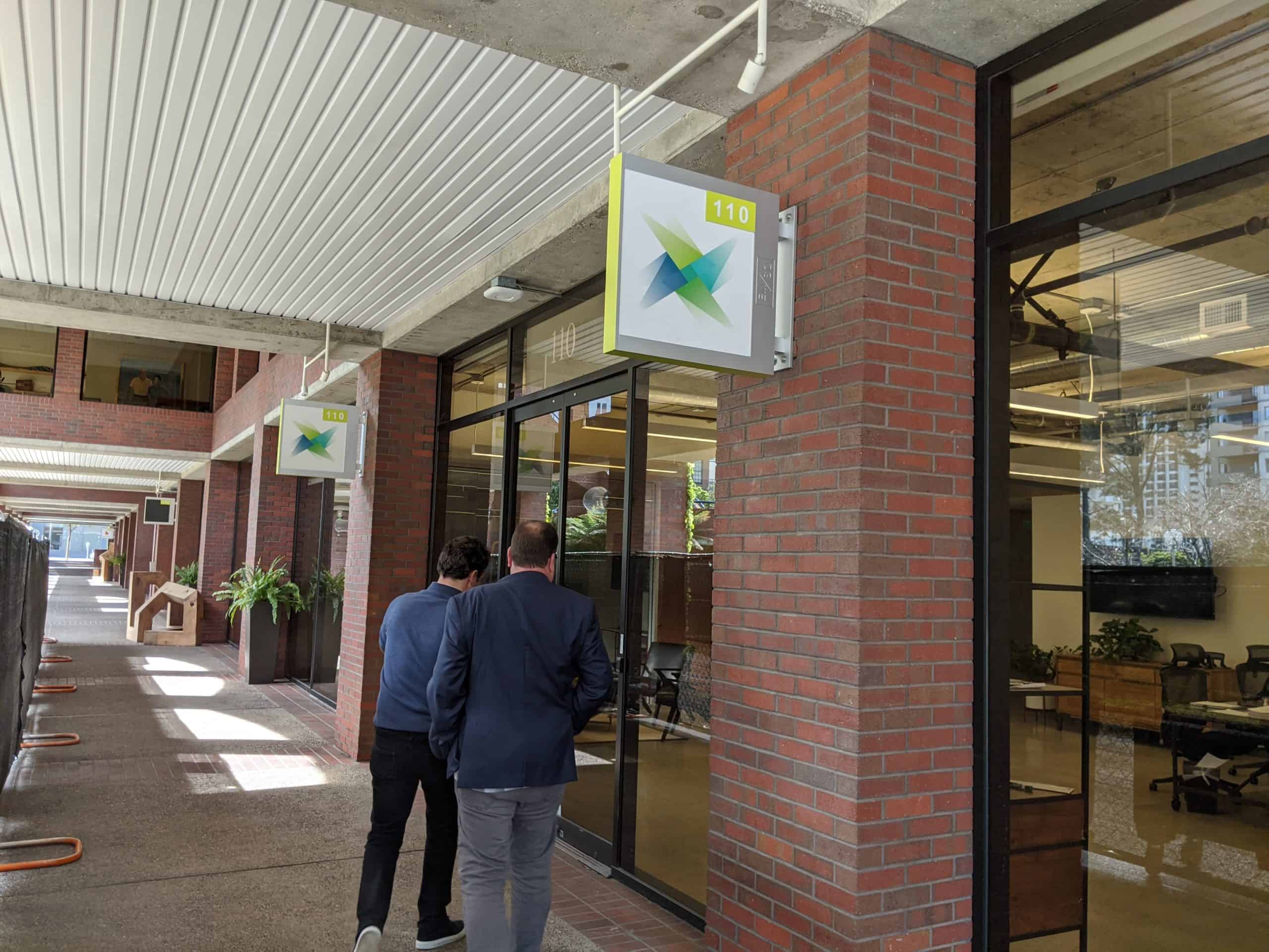 Prime Data Centers employees entering HQ office