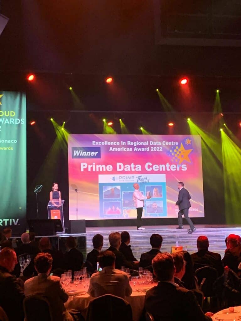 Prime Data Centers wins Excellence in Data Centre Americas award 2022